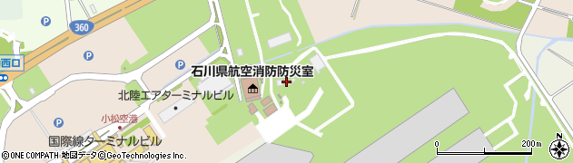 小松警察署　小松空港警備派出所周辺の地図