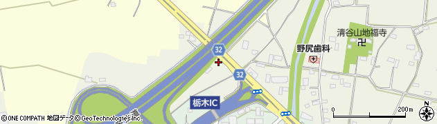 栃木県栃木市野中町1162周辺の地図