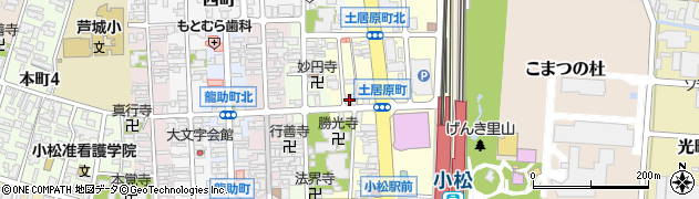 石川県小松市土居原町386周辺の地図
