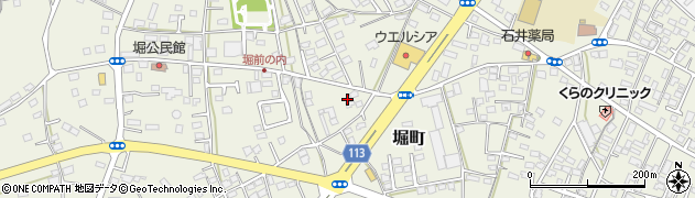 茨城県水戸市堀町1240周辺の地図