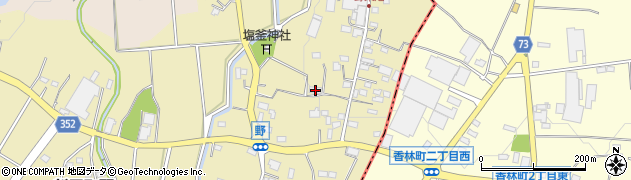 群馬県桐生市新里町野42周辺の地図
