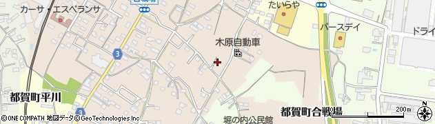 栃木県栃木市都賀町合戦場177周辺の地図