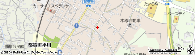 栃木県栃木市都賀町合戦場周辺の地図