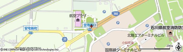 オリックスレンタカー小松空港西店周辺の地図