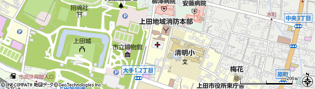 ＪＡ信州うえだ　ＪＡ上田有線放送センター周辺の地図