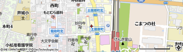 石川県小松市土居原町159周辺の地図