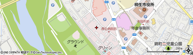 群馬県桐生市織姫町5周辺の地図