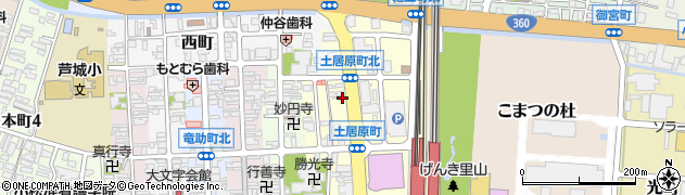 石川県小松市土居原町145周辺の地図