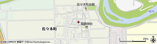 石川県小松市佐々木町（イ）周辺の地図