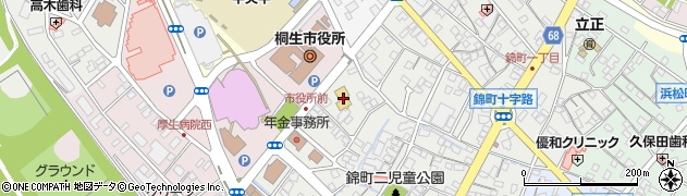 インテリアハウス・ホンダ　桐生店周辺の地図