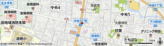 上田市民劇場周辺の地図