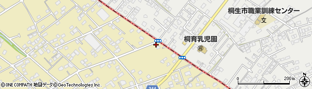 桐生三井２１周辺の地図
