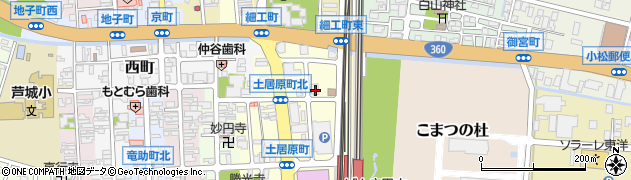 石川県小松市土居原町762周辺の地図