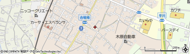 栃木県栃木市都賀町合戦場741周辺の地図