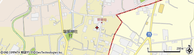 群馬県桐生市新里町野14周辺の地図