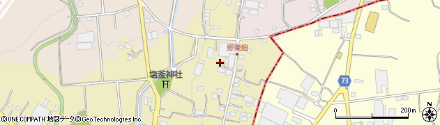 群馬県桐生市新里町野9周辺の地図