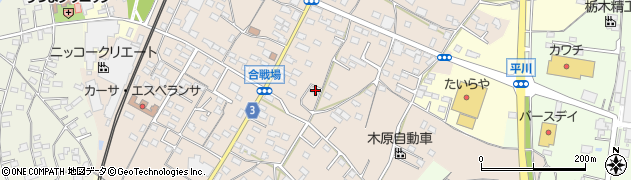 栃木県栃木市都賀町合戦場227周辺の地図