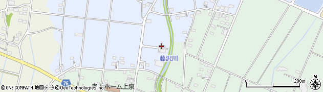 藤沢川周辺の地図