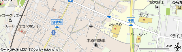 栃木県栃木市都賀町合戦場197周辺の地図