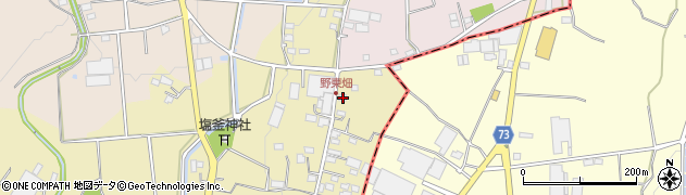 群馬県桐生市新里町野16周辺の地図