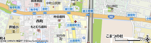 石川県小松市土居原町753周辺の地図
