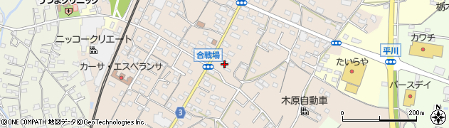 栃木県栃木市都賀町合戦場748周辺の地図