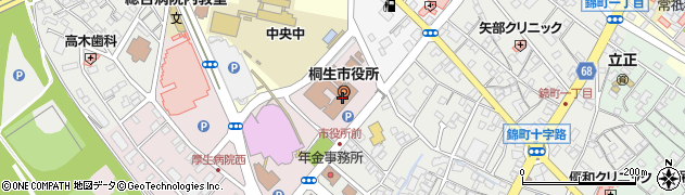 ゆうちょ銀行桐生市役所内出張所 ＡＴＭ周辺の地図