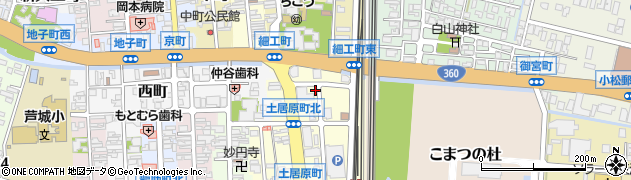 石川県小松市土居原町756周辺の地図
