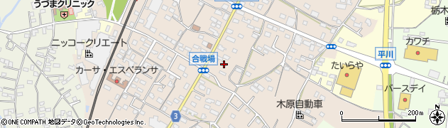 栃木県栃木市都賀町合戦場749周辺の地図
