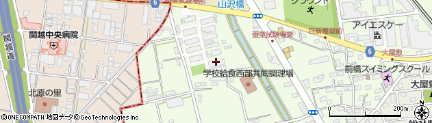 群馬県庁　その他機関蚕糸技術センター周辺の地図
