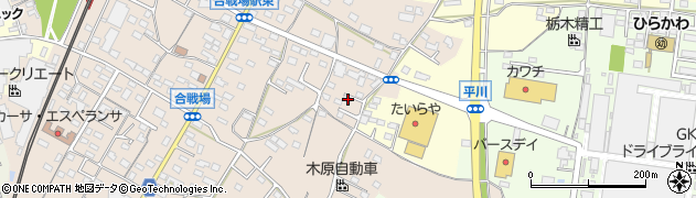 栃木県栃木市都賀町合戦場207周辺の地図