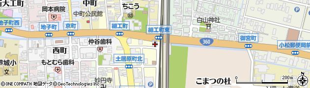 石川県小松市土居原町774周辺の地図