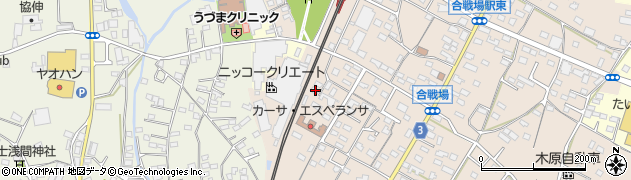 栃木県栃木市都賀町合戦場590周辺の地図