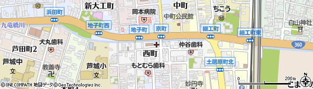 はくさん信用金庫小松中央支店周辺の地図