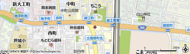 石川県小松市土居原町784周辺の地図