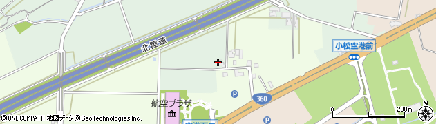 石川県小松市草野町（乙）周辺の地図