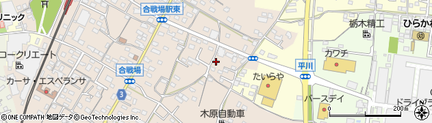 栃木県栃木市都賀町合戦場206周辺の地図