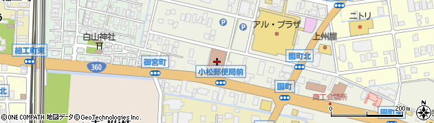 小松郵便局集荷周辺の地図