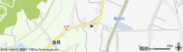 茨城県笠間市飯田1673周辺の地図