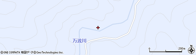 岐阜県飛騨市宮川町万波周辺の地図