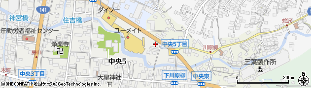 菅平観光タクシー株式会社　配車センター周辺の地図