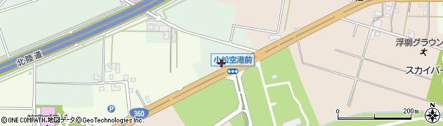 トヨタレンタリース石川小松空港店周辺の地図