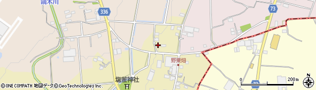 群馬県桐生市新里町野4周辺の地図