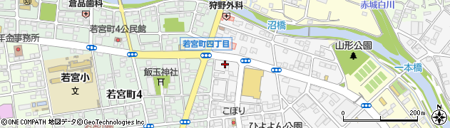 鐘庵 前橋日吉町店周辺の地図