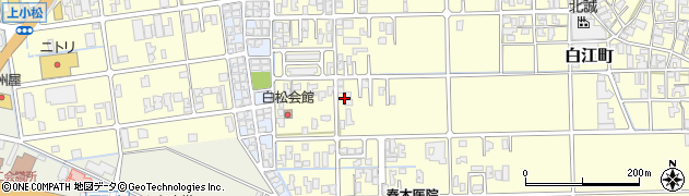 石川県小松市白江町（ヘ）周辺の地図