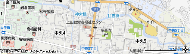 セイビア上田店周辺の地図