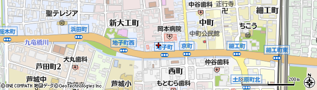 石川県小松市地子町55周辺の地図