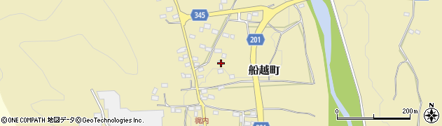 栃木県佐野市船越町2150周辺の地図