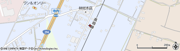 栃木県真岡市寺内1596周辺の地図