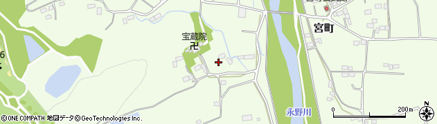 栃木県栃木市宮町周辺の地図
